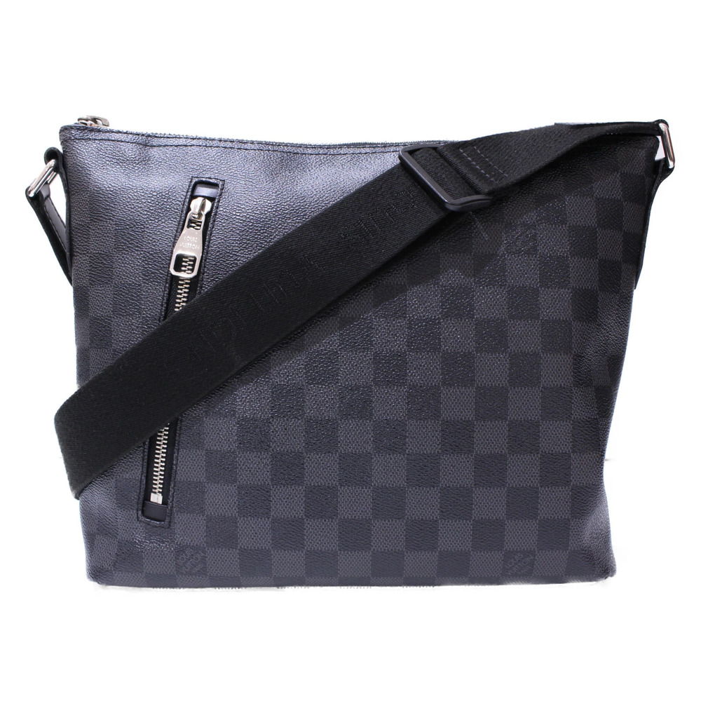 LOUIS VUITTON Mick Damier Graphite Black Shoulder Bag Messenger